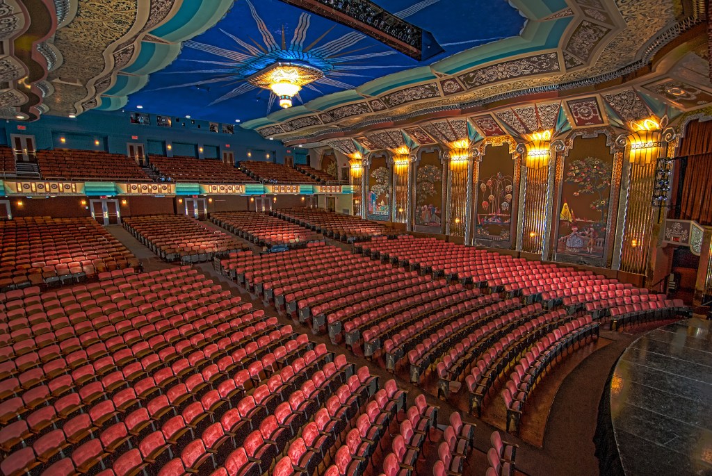 Paramount Theater, Aurora, IL - View from stage right (Image provided by the Paramount Theater)